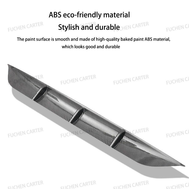 테슬라 모델 Y 주니퍼 2025 리어 범퍼 스포일러 립 런치 프로텍션 플레이트 디퓨저 ABS 커버 바디 키트 외장 액세서리 썸네일 6