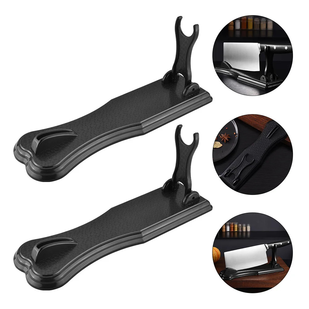 

2Pcs ABS Multifunctional Knife Holders Kitchen Storage Organizer Vertical Cutter Rack Kitchen Supplies Knives Holders