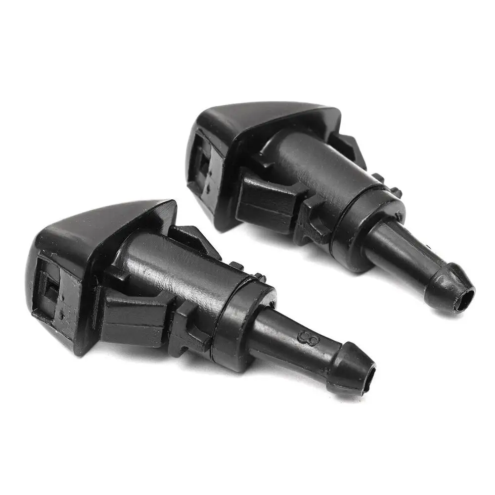 2Pcs Front Windshield Washer Nozzles Auto Wiper Spray Fluid Nozzle Replacement 5160308AA Auto Accessories