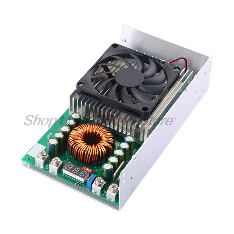 1500W 50A Adjustable High Power DC-DC Step Down Buck Converter 25-90V to 2.5-60V Stabilized Power Supply Module Digital Display