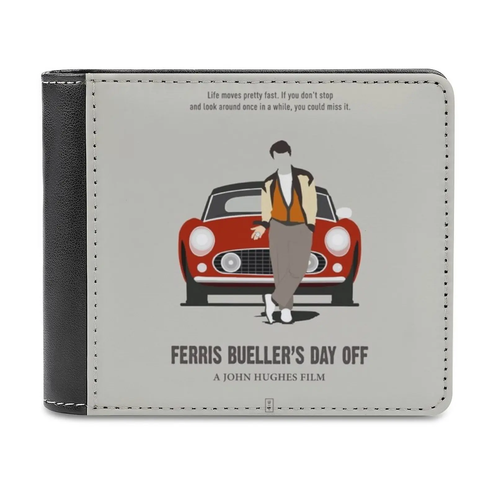 

Ferris Bueller'S Day Off Leather Wallet Men's Wallet Purse Money Clips Ferris Buellers Day Off Save Ferris Ferris Bueller John