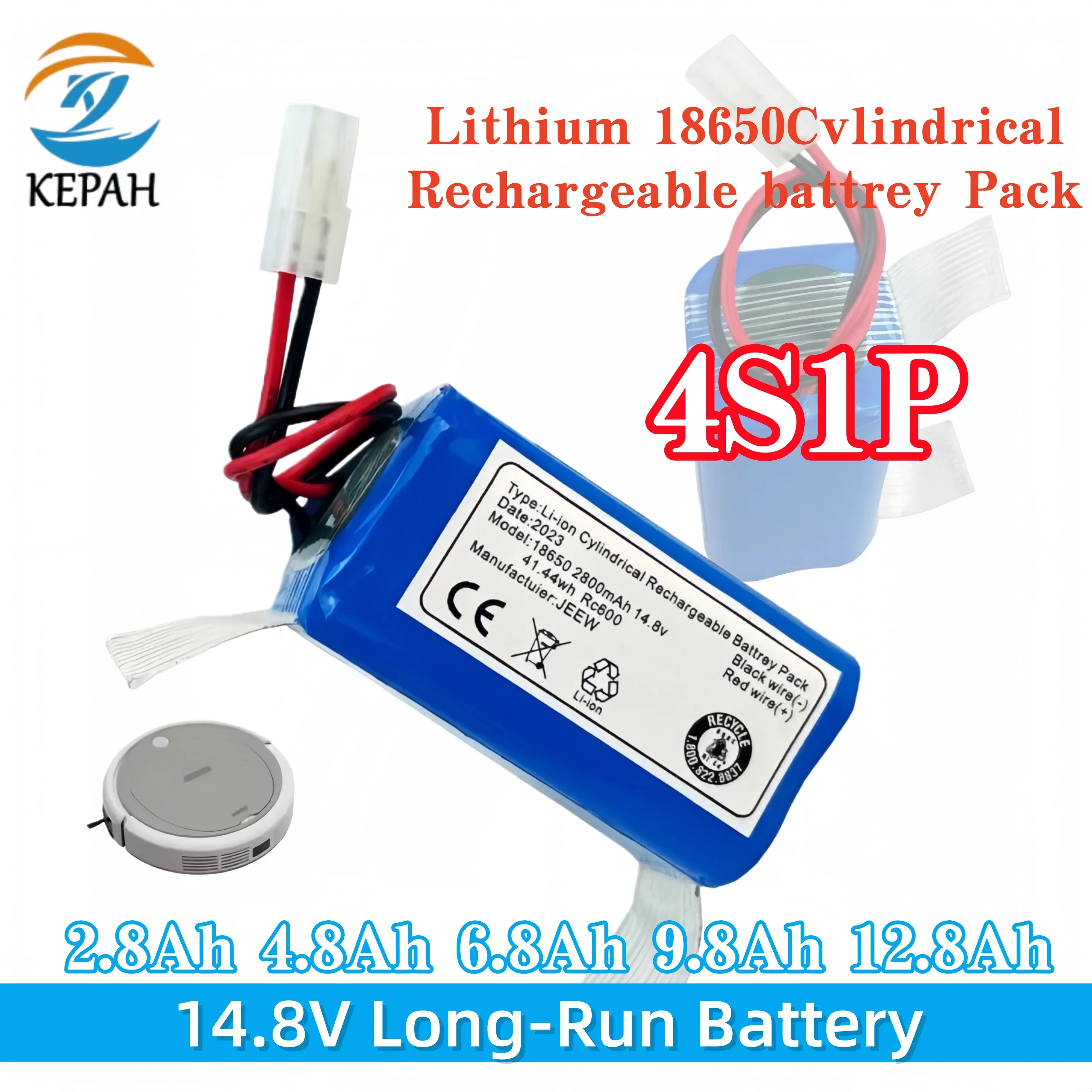 

14.8V Rechargeable Battery｜2800-12800mAh Options for G1 Mi Essential MJSTG1 Robot