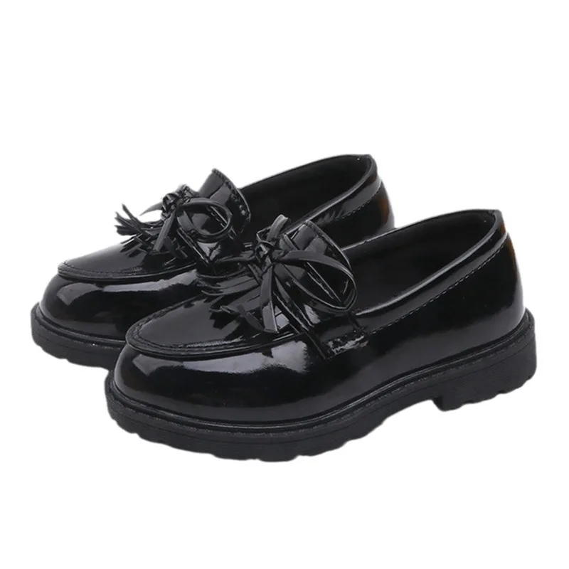 Kids Leather Shoe Girl Performance Children Leather Shoes Tassel Shoes Mary Jane Shoe Girl Shoes Kids Loafers Zapatos De Niña