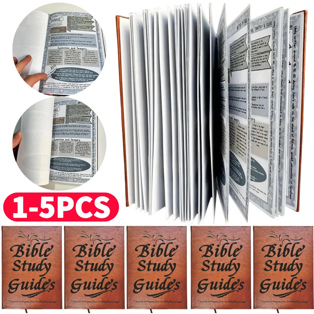 66-Page Bible Study Guide Book Daily Devotional Journal A Yearlong Bible Study Plan for Women Scripture Quotes Religious Book