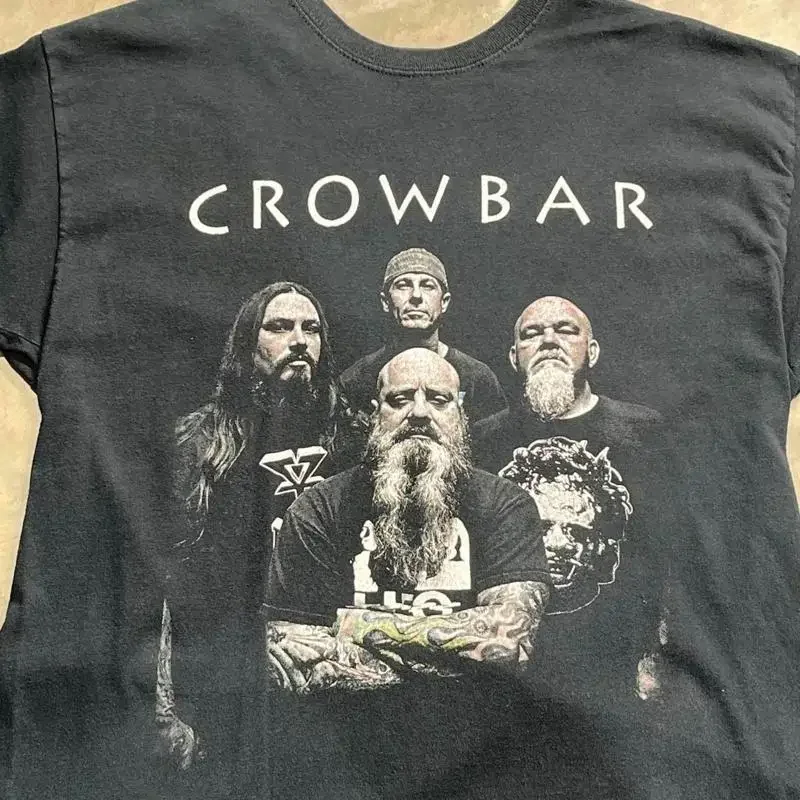 crowbar rock music band concert tour short sleeve black retro shirt KV37481