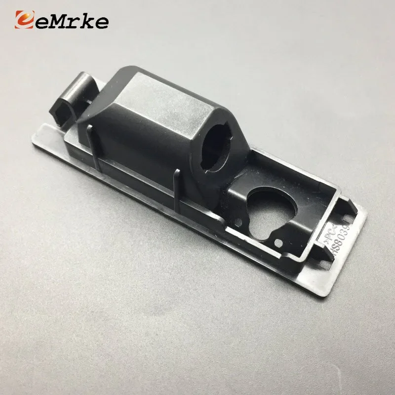 EEMRKE Car Rear Camera Bracket License Plate Lights Housing for Chevrolet Cobalt T250 2011-2022 Malibu 2013~2015 Volt Ampera