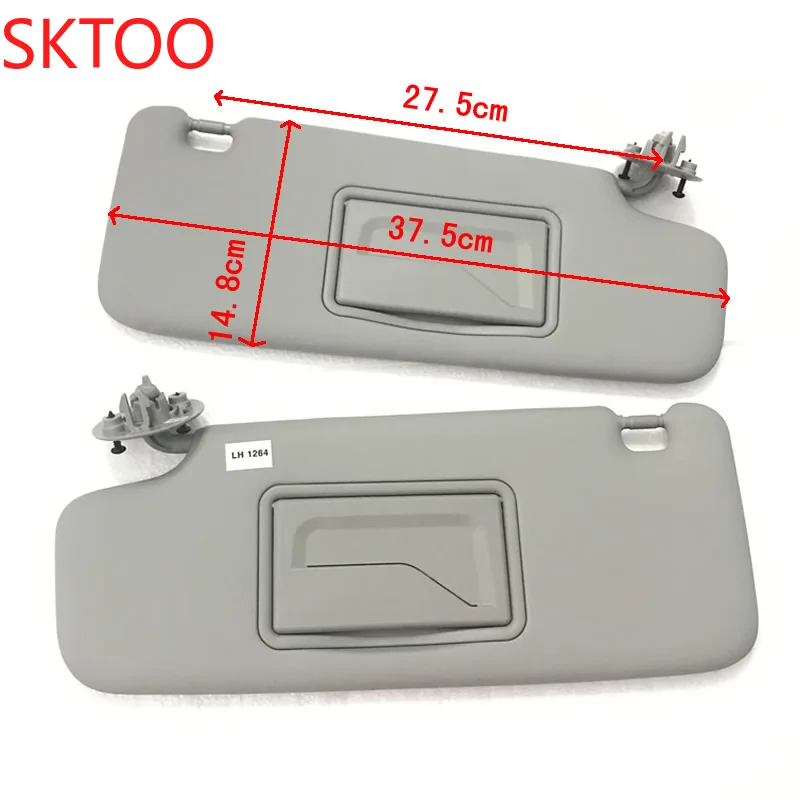 SKTOO Auto accessories With a makeup mirror sun visor for Chevrolet  Aveo Cruzez  belt makeup mirror sun-shading