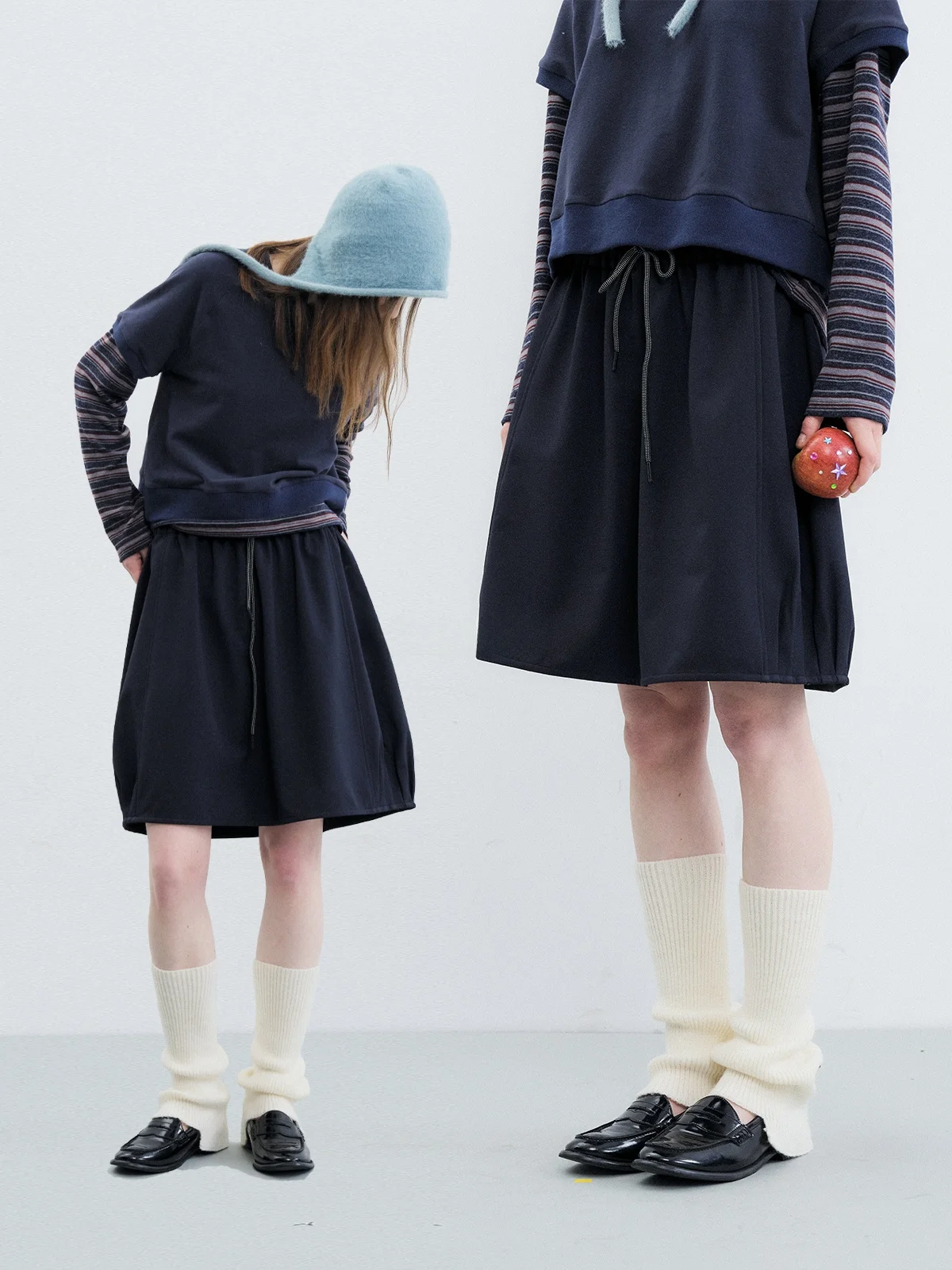 

Юбка KOKOASOKO для активного отдыха, ветрозащитная, с плиссировкой, А-силуэт, из полиэстера, на шнурке, для весны и осени