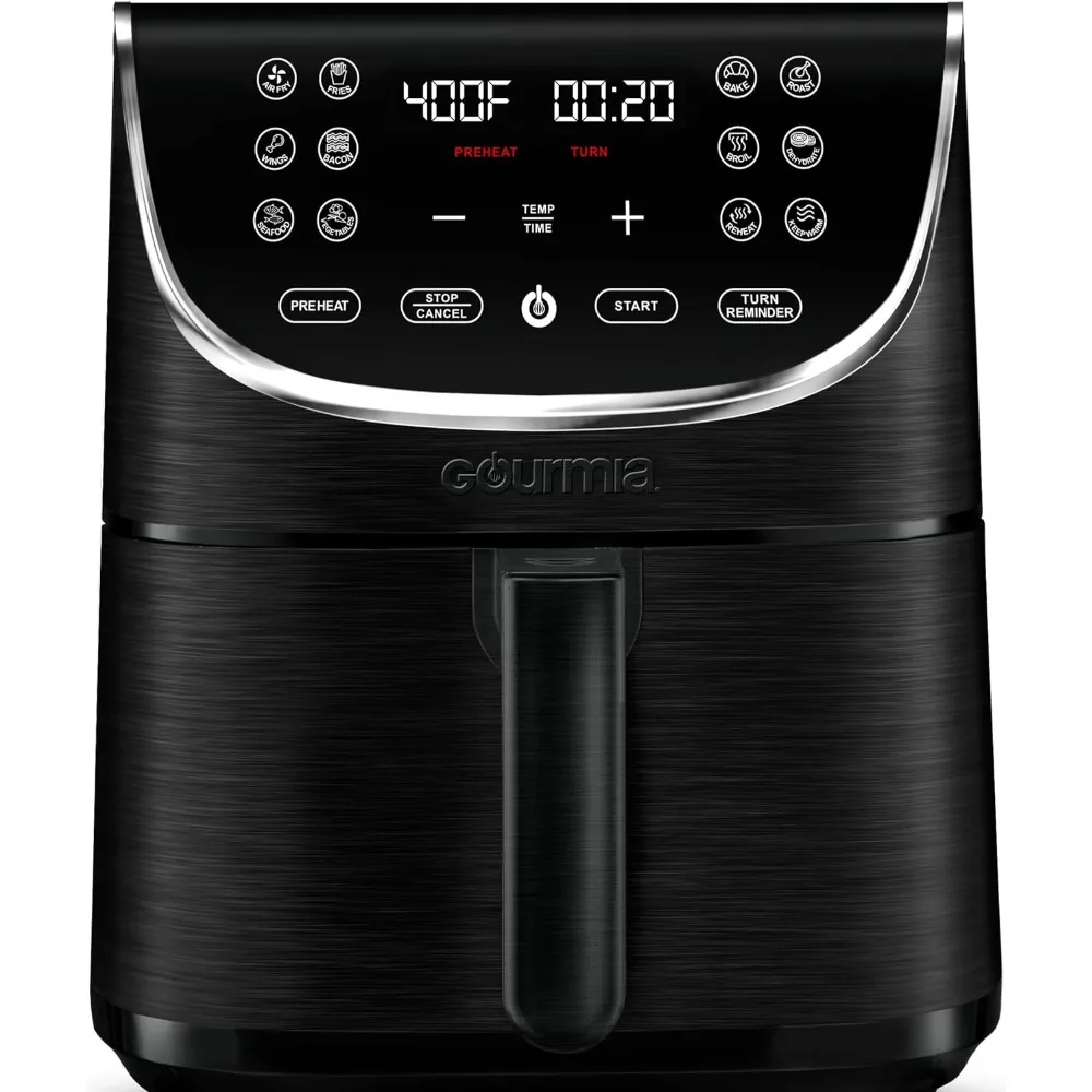 

lay 7 Quart Large AirFryer Cooker 12 Touch Cooking Presets, XL Air Fryer Basket 1700w Power Multifu