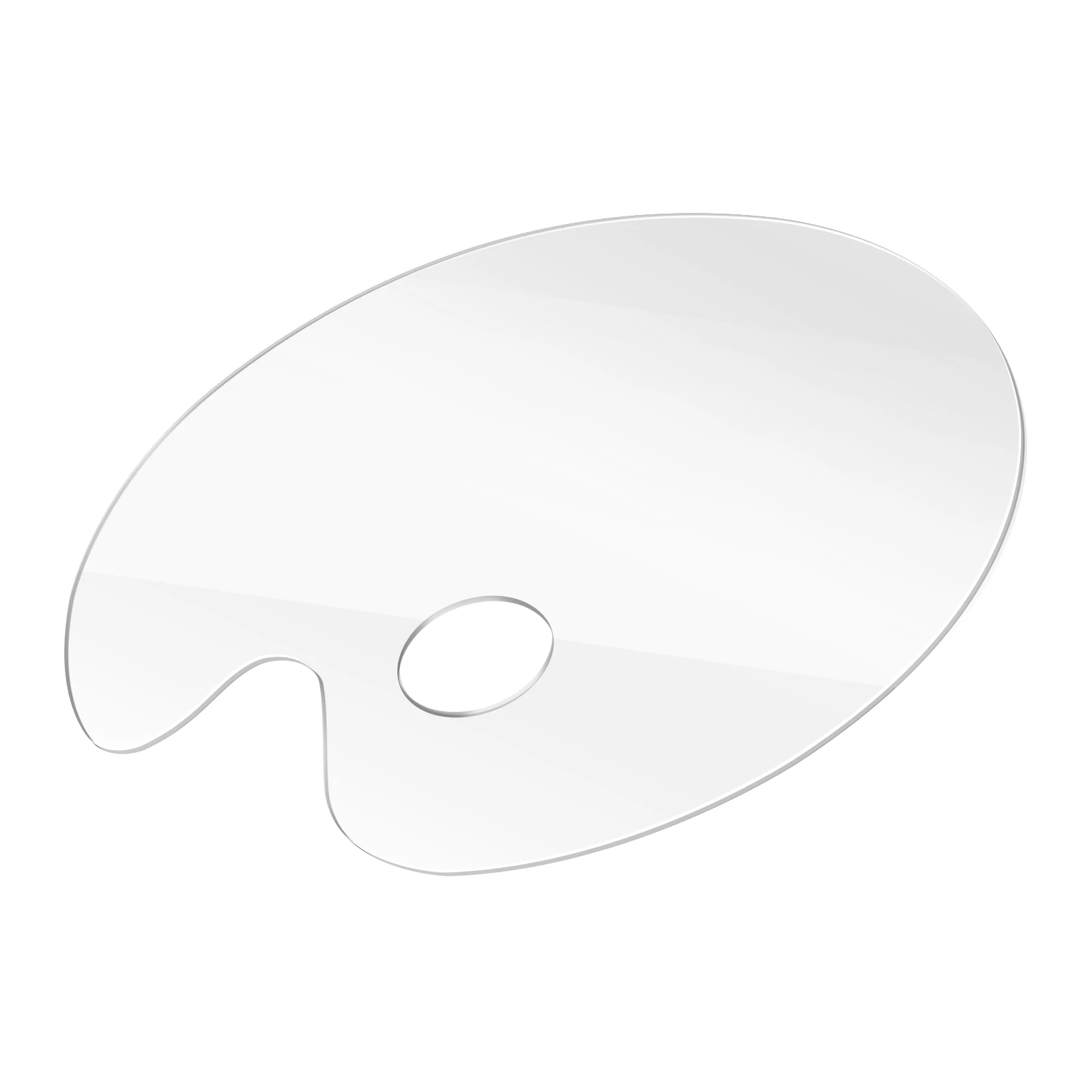 

Acrylic Painting Palette Durable Space-saving Tray Watercolor Mixing Drawing Transparent Long Lasting Students