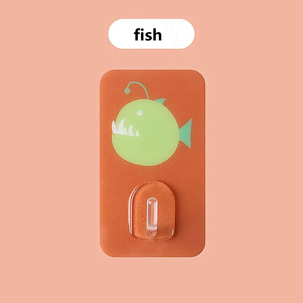 1-шт-прочный-подшипник-принадлежности-для-ванной-комнаты-и-кухни-бесплатная-штамповка-клейкий-настенный-крючок-настенная-вешалка-с-героями-мультфильмов-без-следов