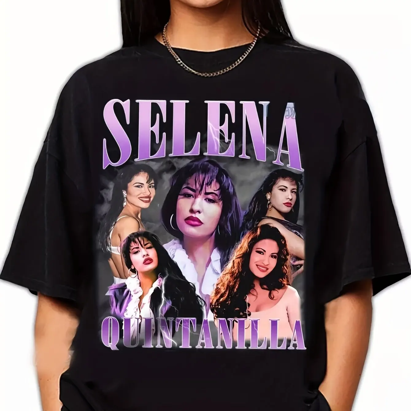 Selena Shirt Selena Quintanilla T-Shirt Retro Unisex T-Shirt Grafik T-Shirts Damenbekleidung