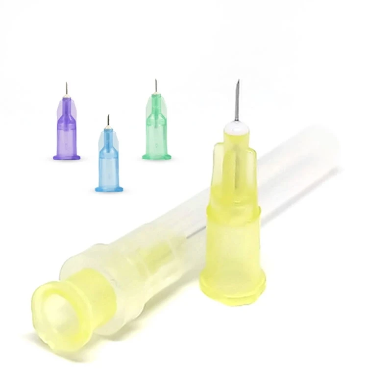 100pcs Small Beauty Needles Set 18G-36G Painless Micro Injection Syringes Disposable for Cosmetic Procedures