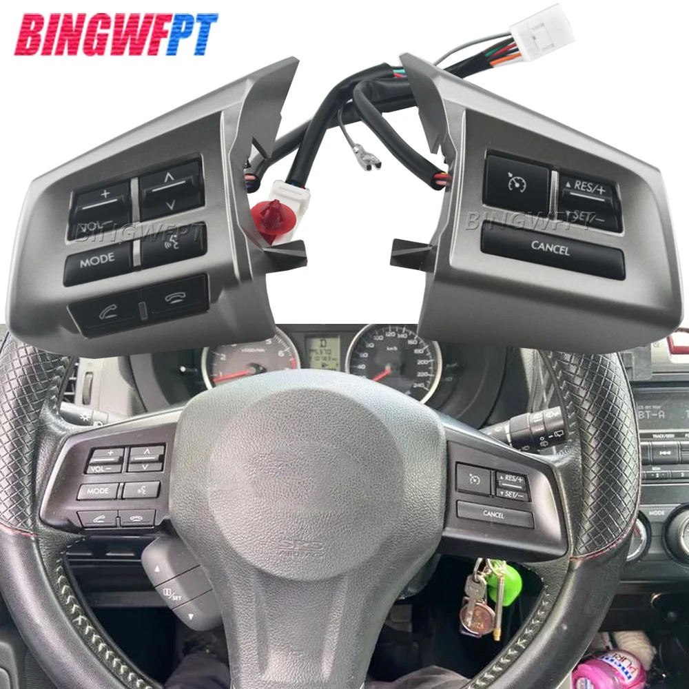 

Автомобильный переключатель регулировки громкости на руле, кнопка круиз-контроля с подсветкой 83154AJ180 для Subaru Outback Legacy 2012-2014