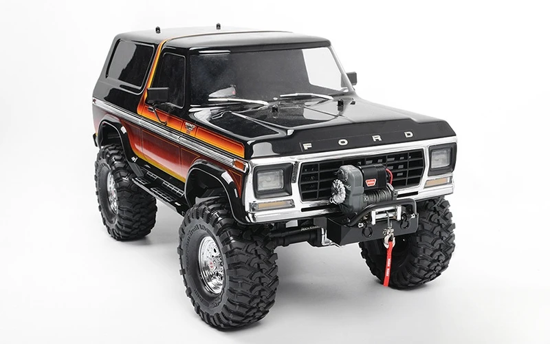 Mocne uzbrojenie krótki przedni zderzak wyciągarki do TRX-4 podwozia Traxxas z obrońcą Landrover/1979 bronco ranger xlt zdalnie sterowany samochód