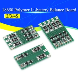 2S 3S 4S Balance Board 8.4V 12.6V 16.8V 18650 Polymer Li-ion Lithium Battery Balancer BMS 100mA Balanced Current