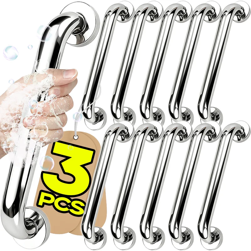 

Multiple Sizes Stainless Steel Armrest High Rust Resistant Easy Install Stable Hospital Bathroom Home Safe Support Handrail Tool