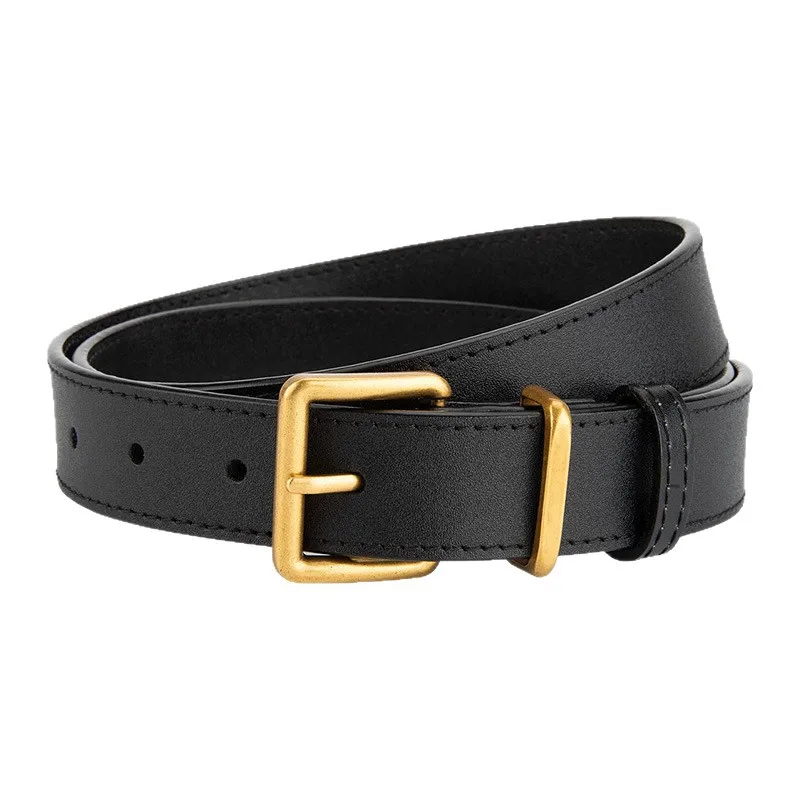 

Women's fashionable genuine leather belt, versatile with skirts and dresses accessories, cowhide women's belt