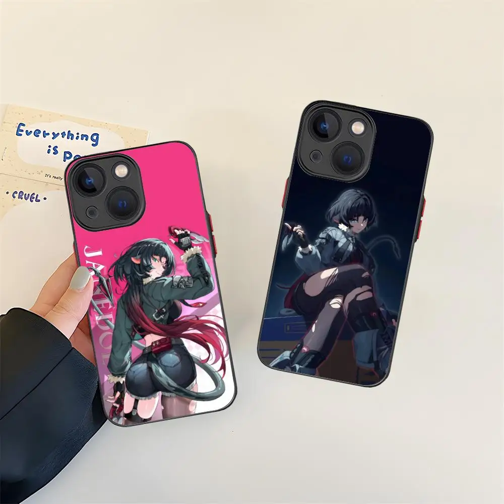 

Zenless Zone Zero Jane Doe Phone Case for iPhone 16 15 14 13 12 11 X XR XS 8 7 Pro Max Plus Mini Colour Silicone Protective