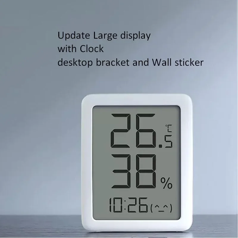 Miaomiaoce E-ink Screen LCD Large Digital display Thermometer Hygrometer Clock Timmer watch Temperature Humidity Sensor