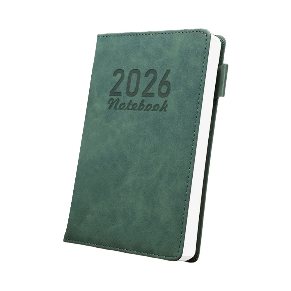 

Portable 2026 A5 Notebooks 200 Thick Pages Time Efficiency Manual Schedule Book To Do List Notepad Time Management