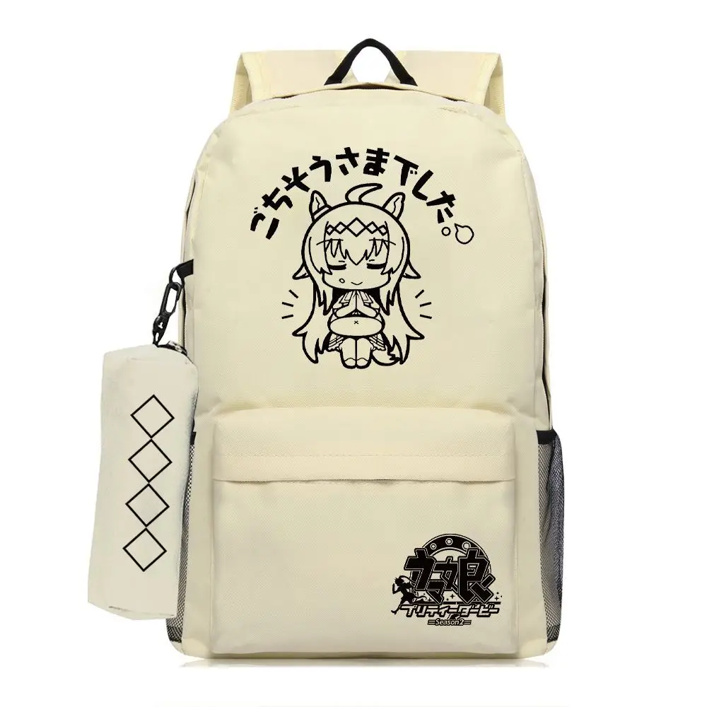 Pretty Derby Merchandise Little Chestnut Hat Anime Backpack Large Capacity Campus Student Unisex School Bag Anime