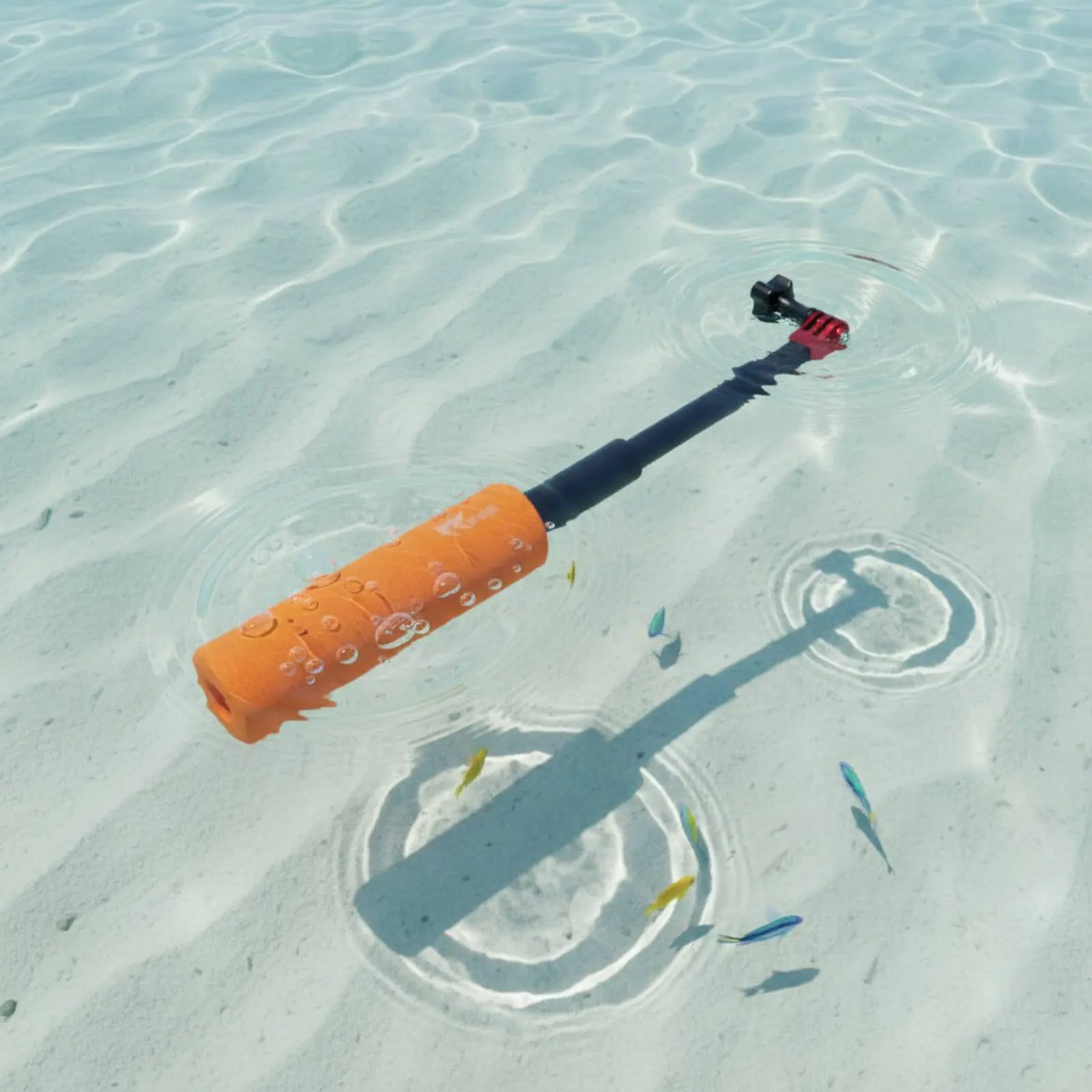 

Action Camera Flotation Stick Extendable Telescopic Buoyant Grip Buoyant Camera Pole Universal Mount for Surfing, Swimming Pool