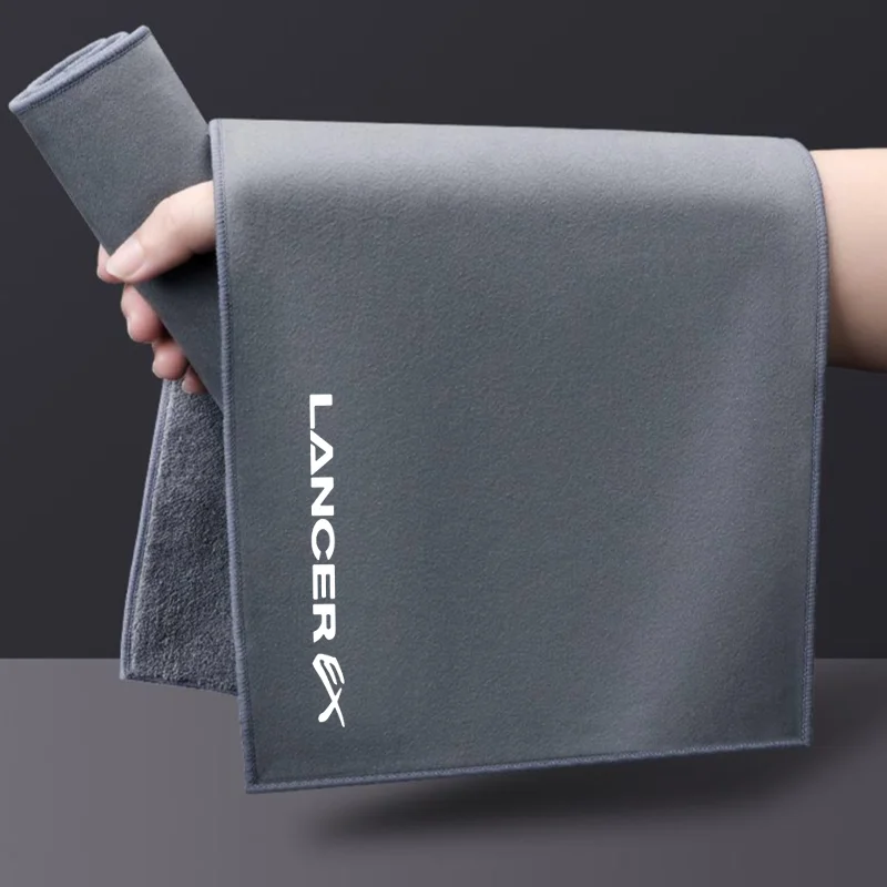

Microfiber Cleaning Towel Thicken Soft Drying Cloth Car Body Washing Towels For Mitsubishi Lancer Ex 9 10 Car Accessories