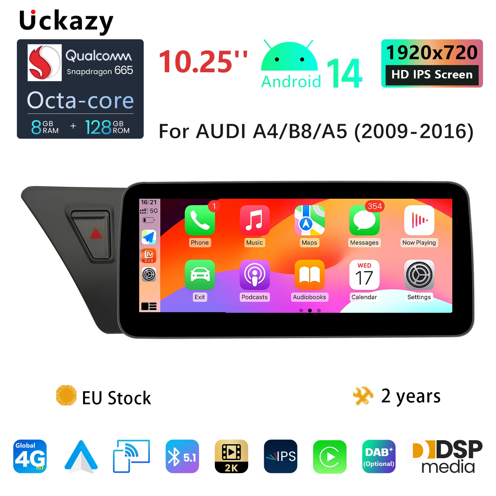 Uckazy Snapdragon 665 Android 14 ΠΠ²ΡΠΎΠΌΠΎΠ±ΠΈΠ»ΡΠ½ΠΎΠ΅ ΡΠ°Π΄ΠΈΠΎ Π΄Π»Ρ Audi A4 B8 A5 2009-2017 GPS-ΡΠΊΡΠ°Π½ Navi ΠΡΠ»ΡΡΠΈΠΌΠ΅Π΄ΠΈΠ° Π‘ΡΠ΅ΡΠ΅ΠΎ WIFI 4G CarPlay Audio Uckazy Snapdragon 665 Android 14 ΠΠ²ΡΠΎΠΌΠΎΠ±ΠΈΠ»ΡΠ½ΠΎΠ΅ ΡΠ°Π΄ΠΈΠΎ Π΄Π»Ρ Audi A4 B8 A5 2009-2017 GPS-ΡΠΊΡΠ°Π½ Navi ΠΡΠ»ΡΡΠΈΠΌΠ΅Π΄ΠΈΠ° Π‘ΡΠ΅ΡΠ΅ΠΎ WIFI 4G CarPlay Audio