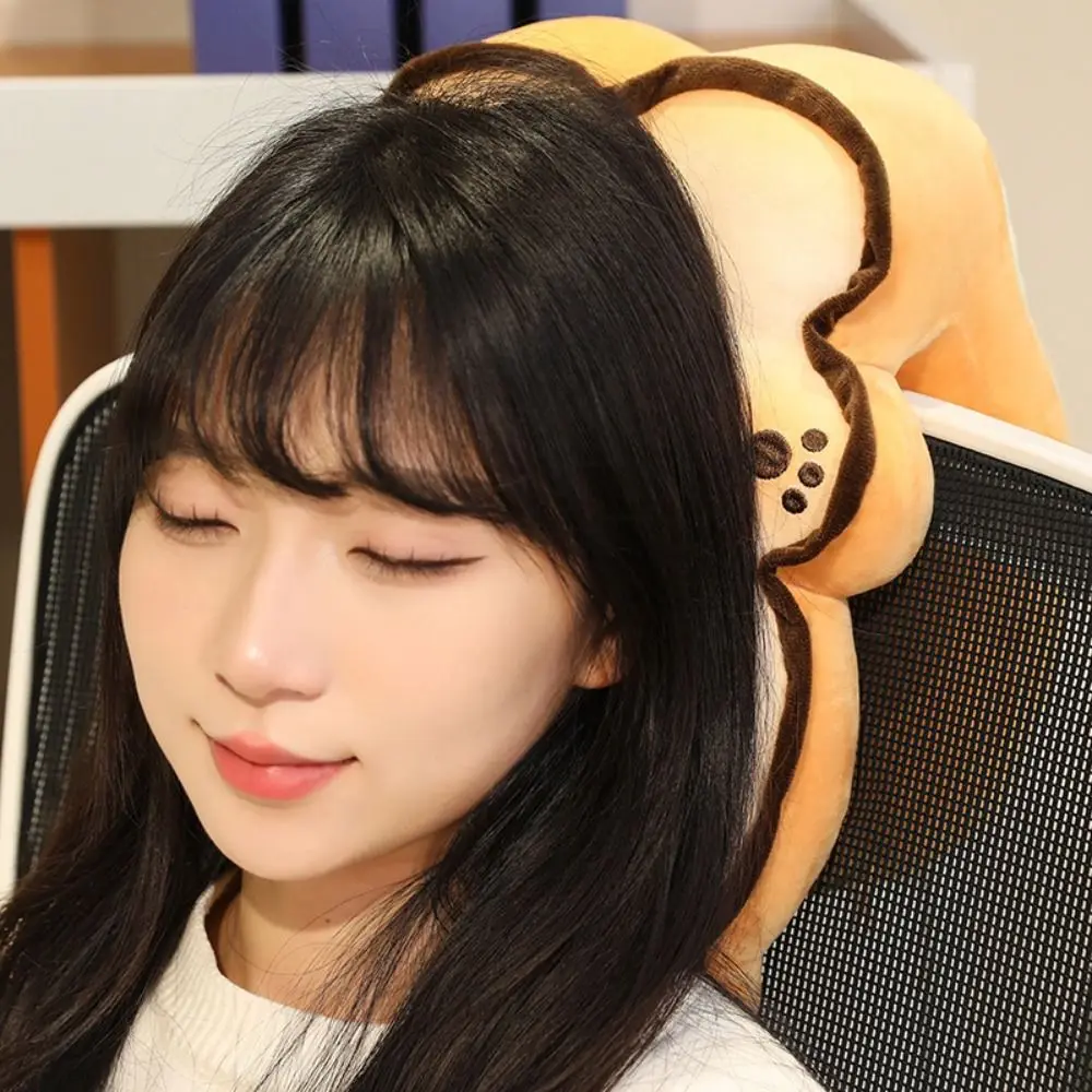 

Тостовая капибара, офисная подушка для сна, двусторонняя плюшевая и ледяная шелковая подушка для кошек, грелка для рук, мягкая подушка для собаки, офисная подушка для талии