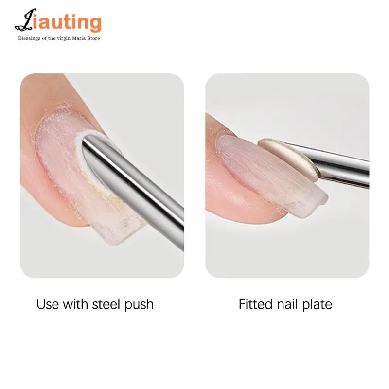 50pcs Nail File 100/240# Nail Cuticle Pusher Self-adhesive Sand Flake Trimming Nails Pre Polishing Manicure Treatment Tool