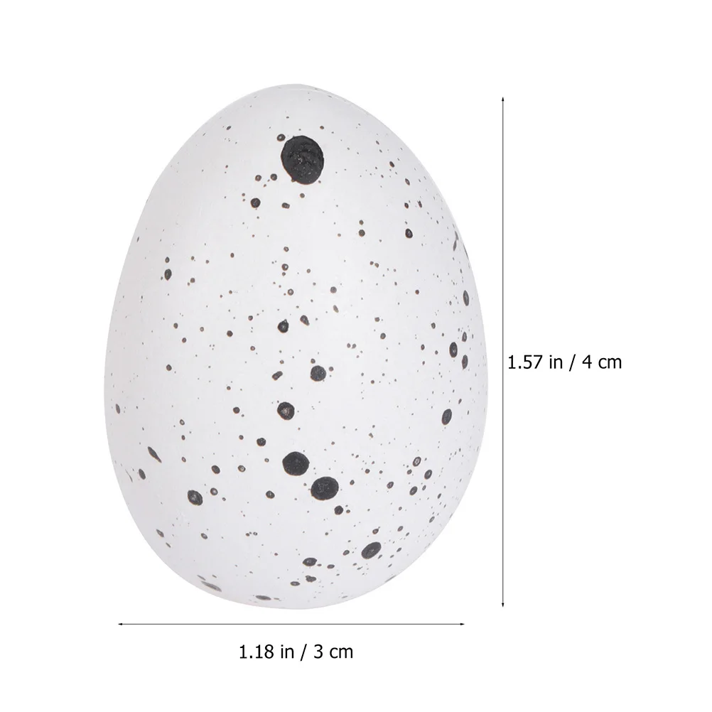 

100Pcs Easter Simulation Bird Eggs Colorful Plastic Decorative Eggs for Party Favors Holiday Decor Kids Play Activities Desktop