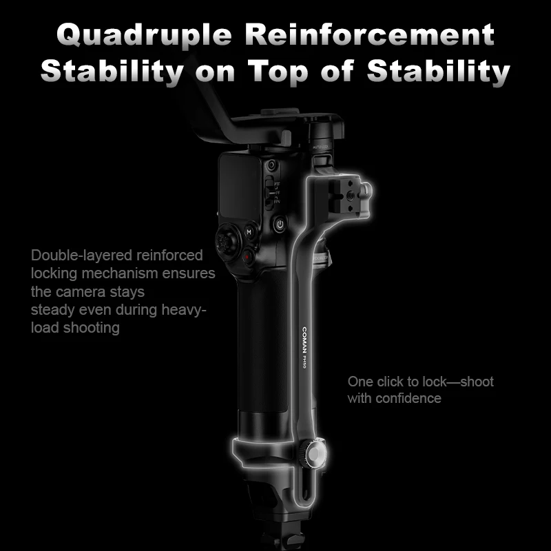 Zestaw wzmacniający stabilizator gimbalu COMAN PH50 DJI, zestaw zabezpieczający do DJI RS3 Pro RS4 Pro RS5, akcesoria do statywu i monopodu. — zdjęcie produktu 2