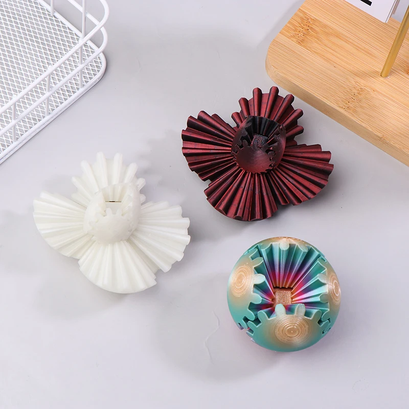 New Gear Ball Fidget Toy, Fidget Toy, 3D Printed Toy, Gear Fidget Sphere, Perfect For Stress And Anxiety Relaxing Fidget Toy