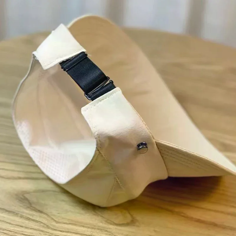 Summer Wide Brim Sunhat Women Sun Hats Foldable Adjustable Outdoor Beach Bucket Hat UV Protection Visors Fisherman Ponytail Caps