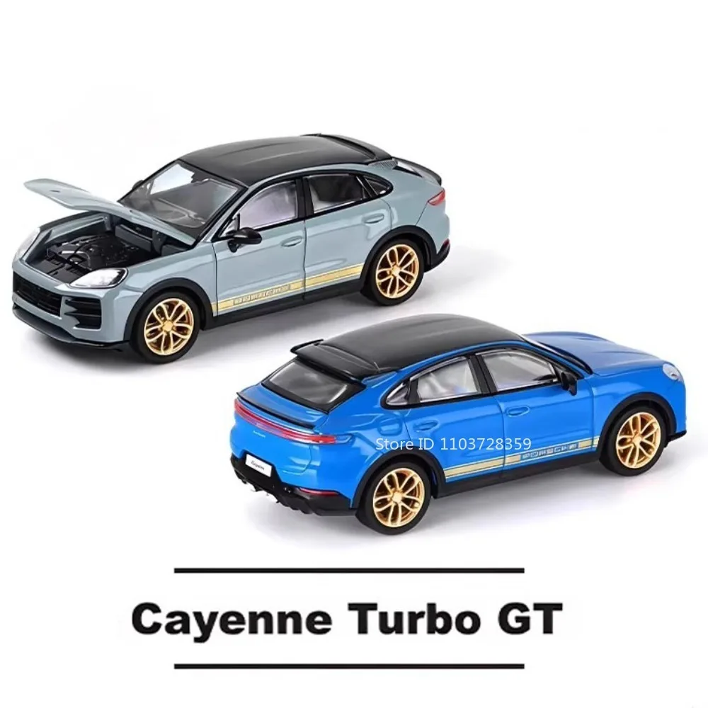 1:64 911 GT1 LM 1998 Cayenne Turbo Miniatur-Automodell aus Metall, Druckguss-Simulation mit Öffnenden Radnaben und Motorhaube, Dekorative Fahrzeuge – Detail 7