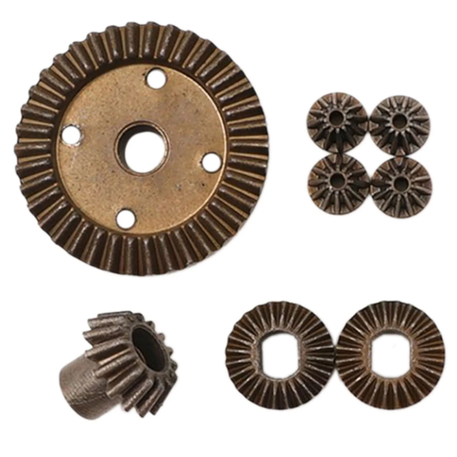 ترس تخفيض المعادن AA84 + ترس المحرك لـ Wltoys A949 A959 & لـ A949 A959-معدن تفاضلي لـ Wltoys 1/18 A949 A959