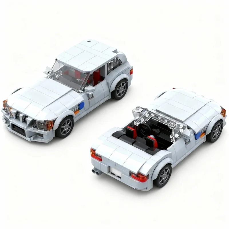 405pcs MOC City Champions BMWS Z3 Conversion Pack Model Building Blocks Christmas Gift Toy Architecture Education Collection