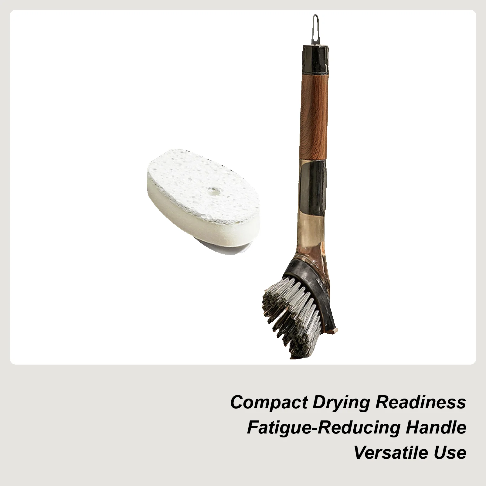 

Soap Dispensing Dish Brush Household Scrubber for Pot Ergonomic Soap Dispensing Dish Brush for Tableware Cookware Kitchen Sink