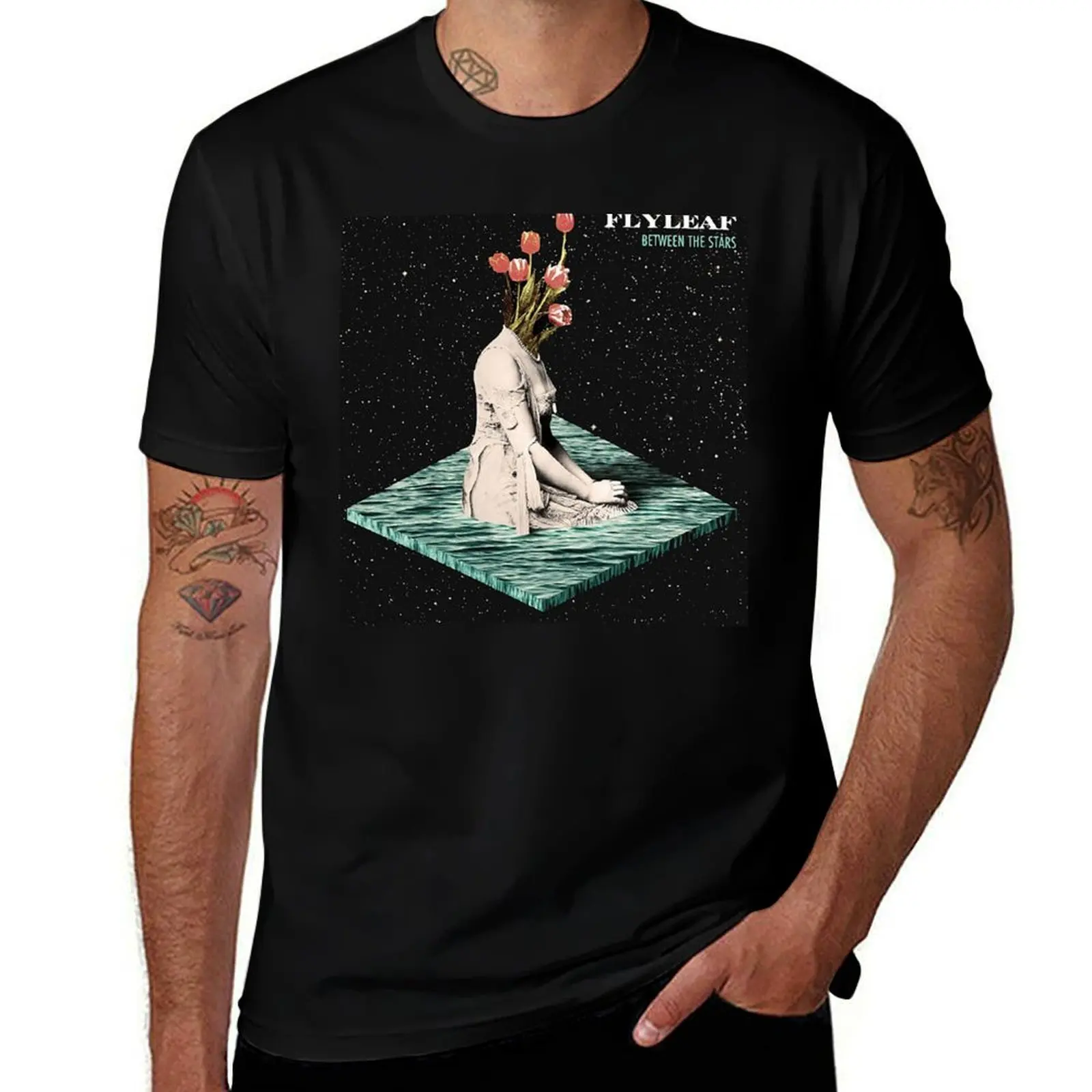 flyleaf logo T-Shirt Big and Tall Loose Fit T-Shirt