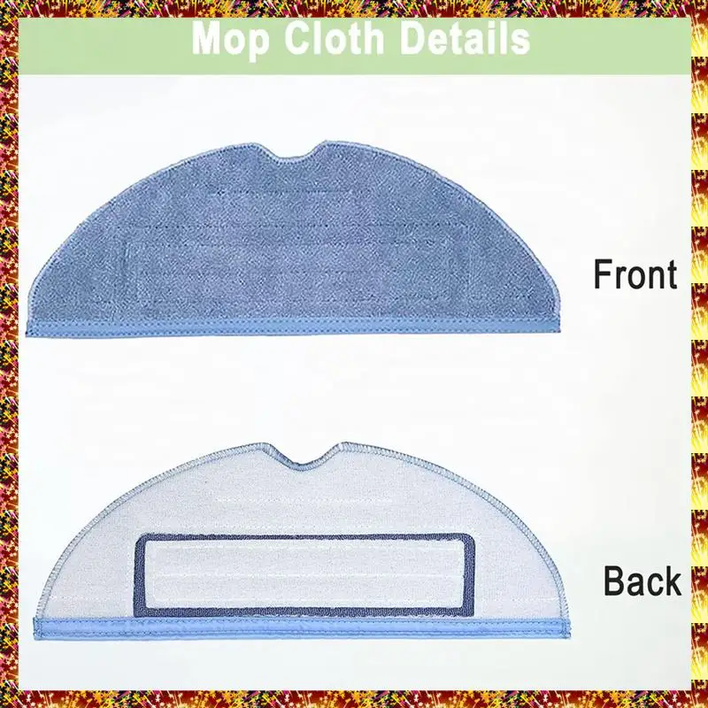 قطع غيار قماشية لمرشح Hepa فرشاة جانبية لشاومي Roborock S7 S7 + S7 Maxv، S7 Maxv Plus T7S T7 Plus T7S Plus