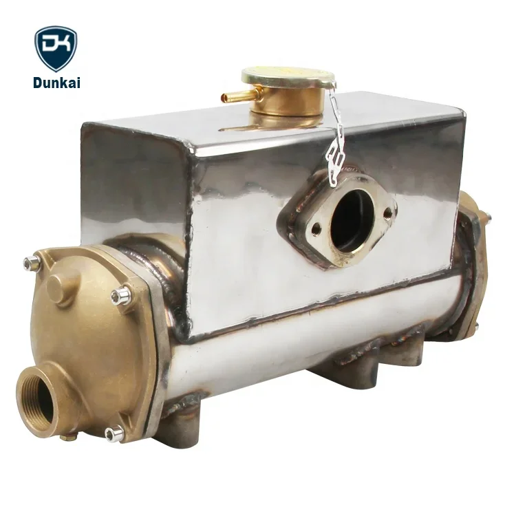Hangzhou Dunkai Marine Equipment Boat Water To Water Copper Coil Industrial AH300 Heat Exchanger Price