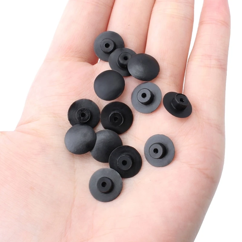 10 Pcs Black Rubber Headset Screw Cover Bike Rubber Stem Top Cover Headset Cap Dustproof Cycling Parts Easily To Install