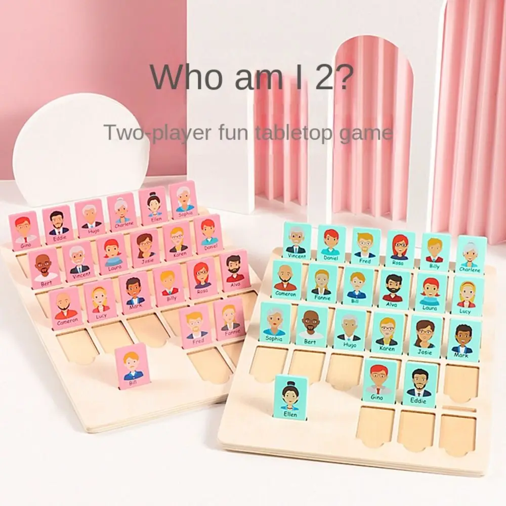 Creative Who Am I Who Am I Classic Board Game Multiplayer Memory Training Parent-Child Interactive Funny Indoor