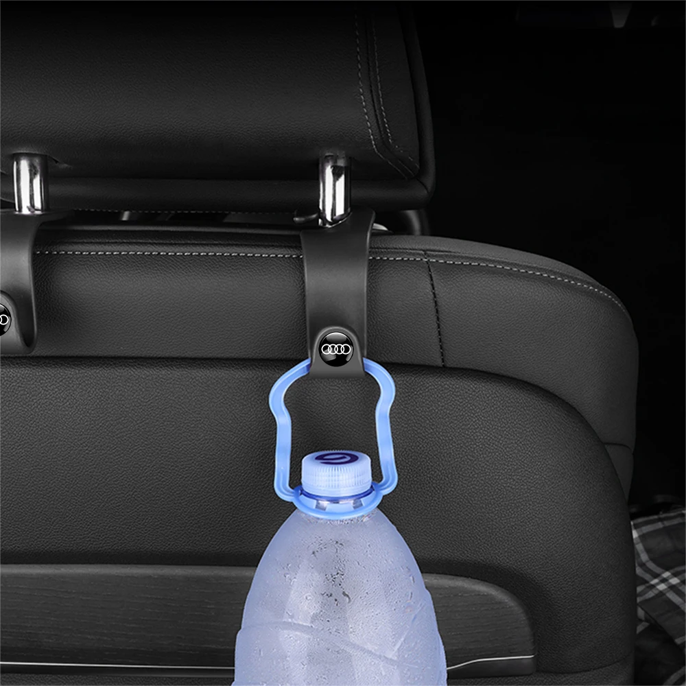 4Pcs ABS Car Seat Back Hook Hanger Car Storage Accessories Car Valve for Audi Sline RS Quattro A4 B9 A3 8V B6 8P Q2 B7 Q3 A6 C7 view 5