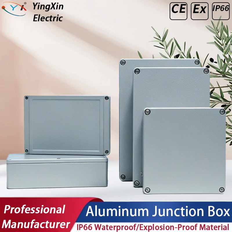 Explosion-proof Waterproof Aluminum Enclosure Box Electronic IP66 Project Instrument Case Project Box Outdoor Junction Housing