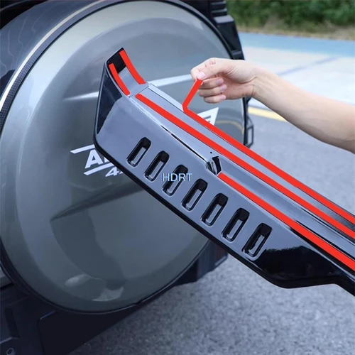 Imagen 2 del producto Cubierta de alerón trasero para coche Chery Jetour T2 Traveler, Kit de carrocería de ala fija de maletero, techo trasero de presión deportiva, accesorios de estilo, 2023