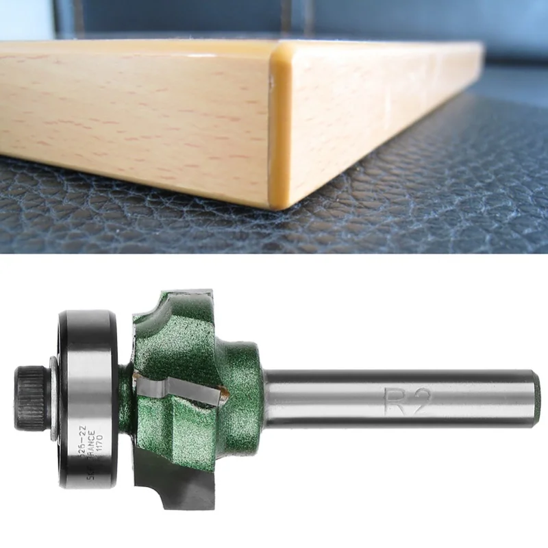 

Woodworking Milling Cutter 4 Teeth Trimming Cutter Edge Trimmer Router Bit (R2)