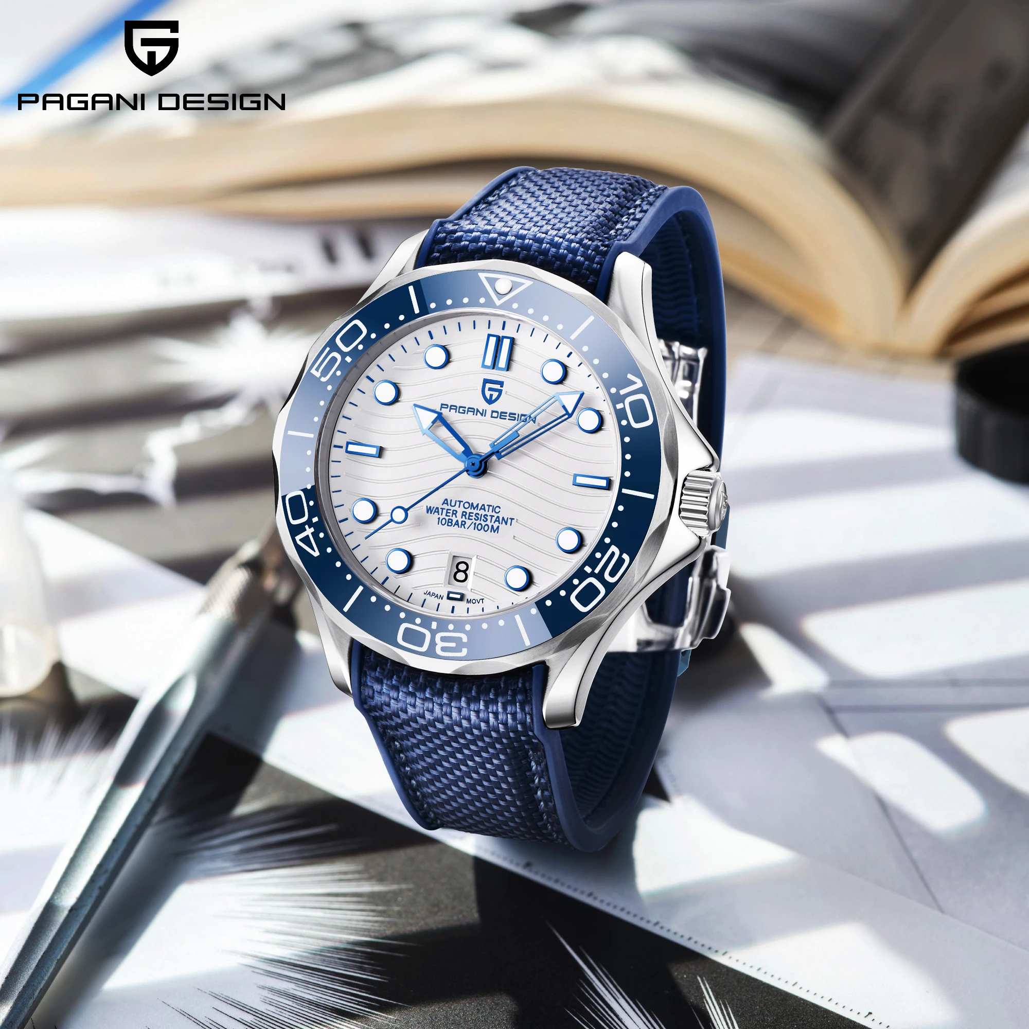 PAGANI DESIGN 2025 Mechanical Watch Men's Watches Luxury Luminous Automatic Watches For Man Complete Calendar Sports Clock Gift