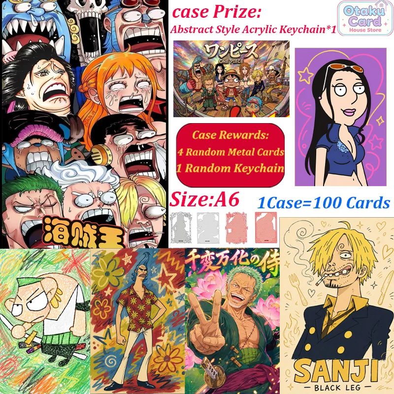 One Piece Funny Ugly Abstract Collectible Cards Rare Premium Collection Card Anime Shikishi Color Paper Decor Anime Fan Gift